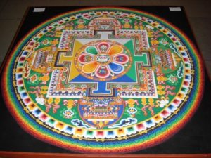 Chenrezig Sand Mandala - WikimediaCommons